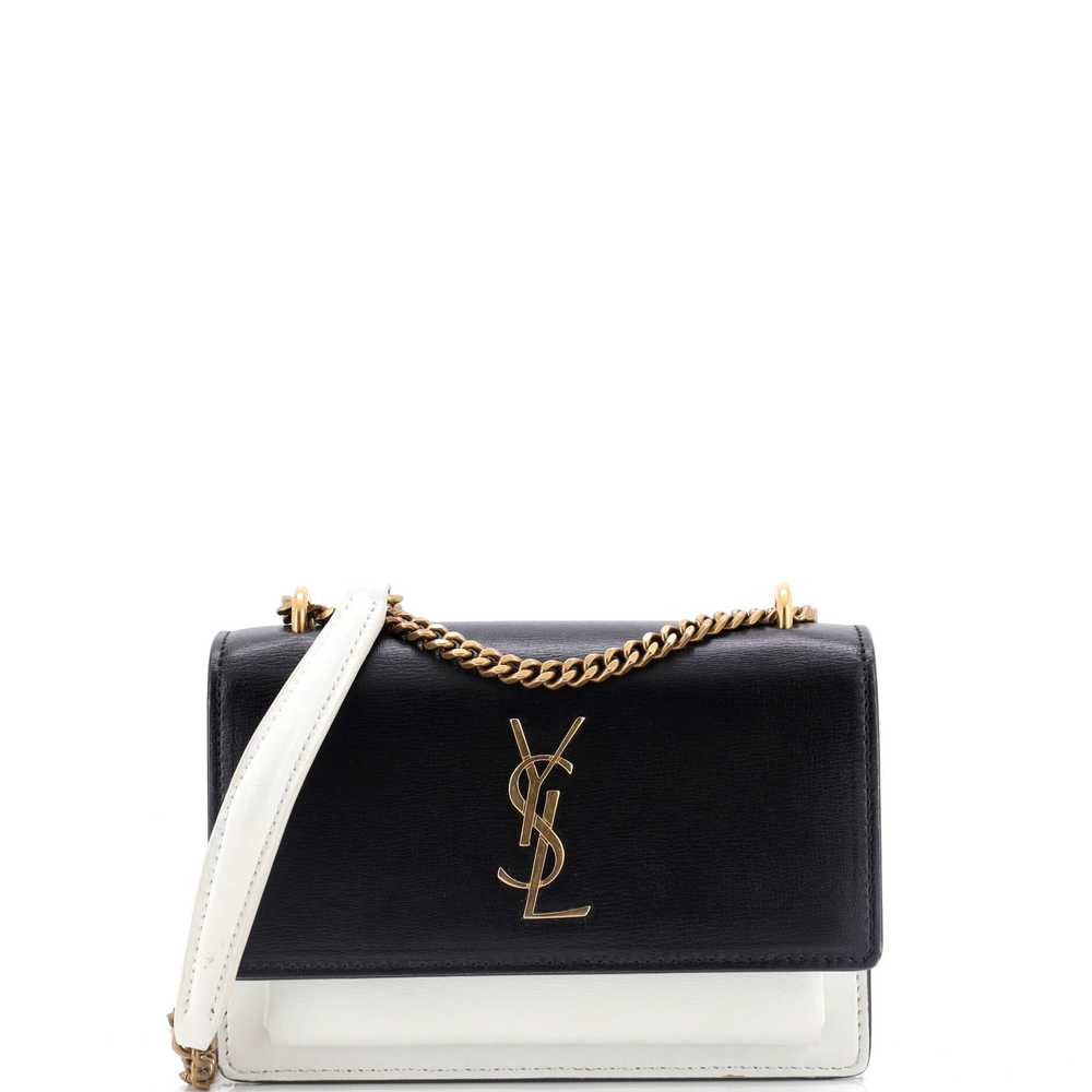 Saint Laurent Sunset Chain Wallet Leather - image 1