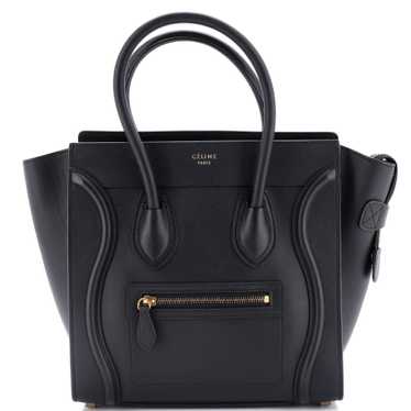 CELINE Luggage Bag Smooth Leather Micro