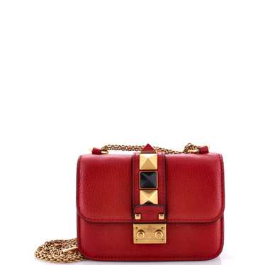 VALENTINO GARAVANI Glam Lock Shoulder Bag Leather… - image 1