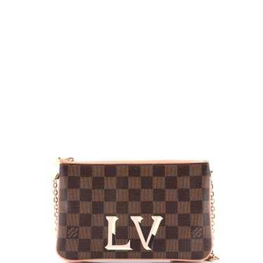 Louis Vuitton Double Zip Pochette Damier