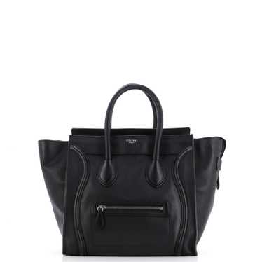 CELINE Luggage Bag Grainy Leather Mini