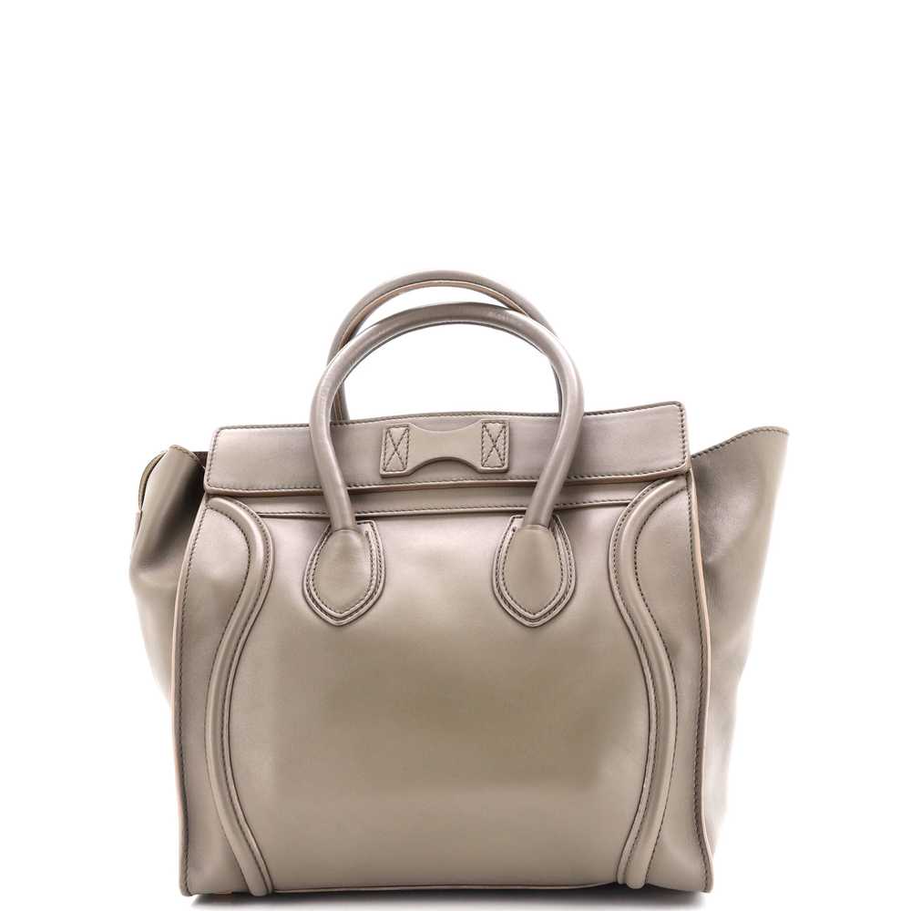 CELINE Luggage Bag Smooth Leather Mini - image 3