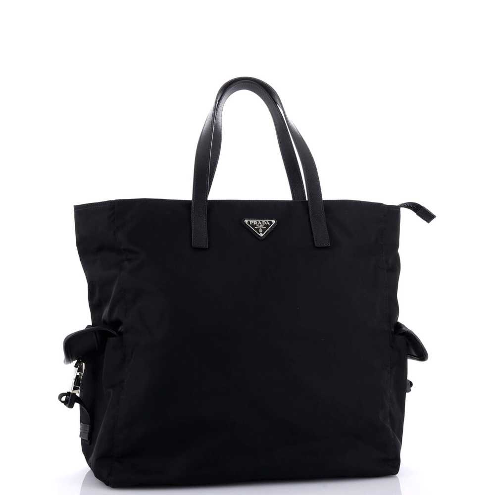 PRADA Side Pocket Zipped Tote Tessuto Large - image 2