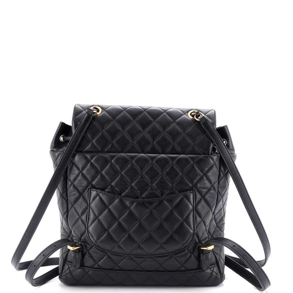 CHANEL Urban Spirit Backpack Quilted Lambskin Lar… - image 3