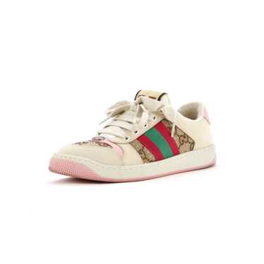 GUCCI Screener Sneakers GG Canvas with Crystals - image 1