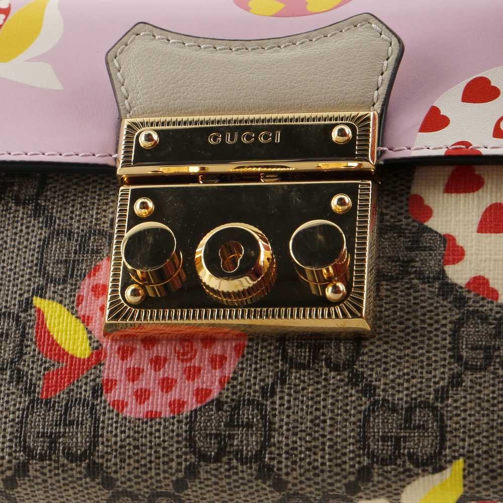 GUCCI Padlock Top Handle Bag Printed GG Coated Ca… - image 6