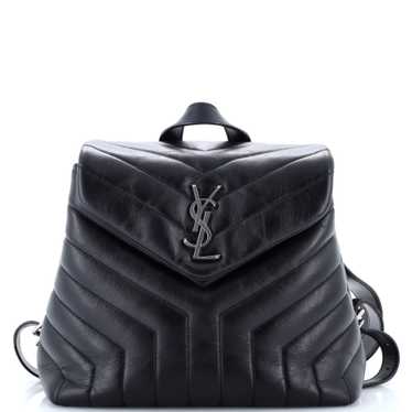 Saint Laurent LouLou Backpack Matelasse Chevron Le