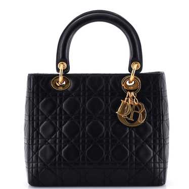 Christian Dior Lady Dior Bag Cannage Quilt Lambski