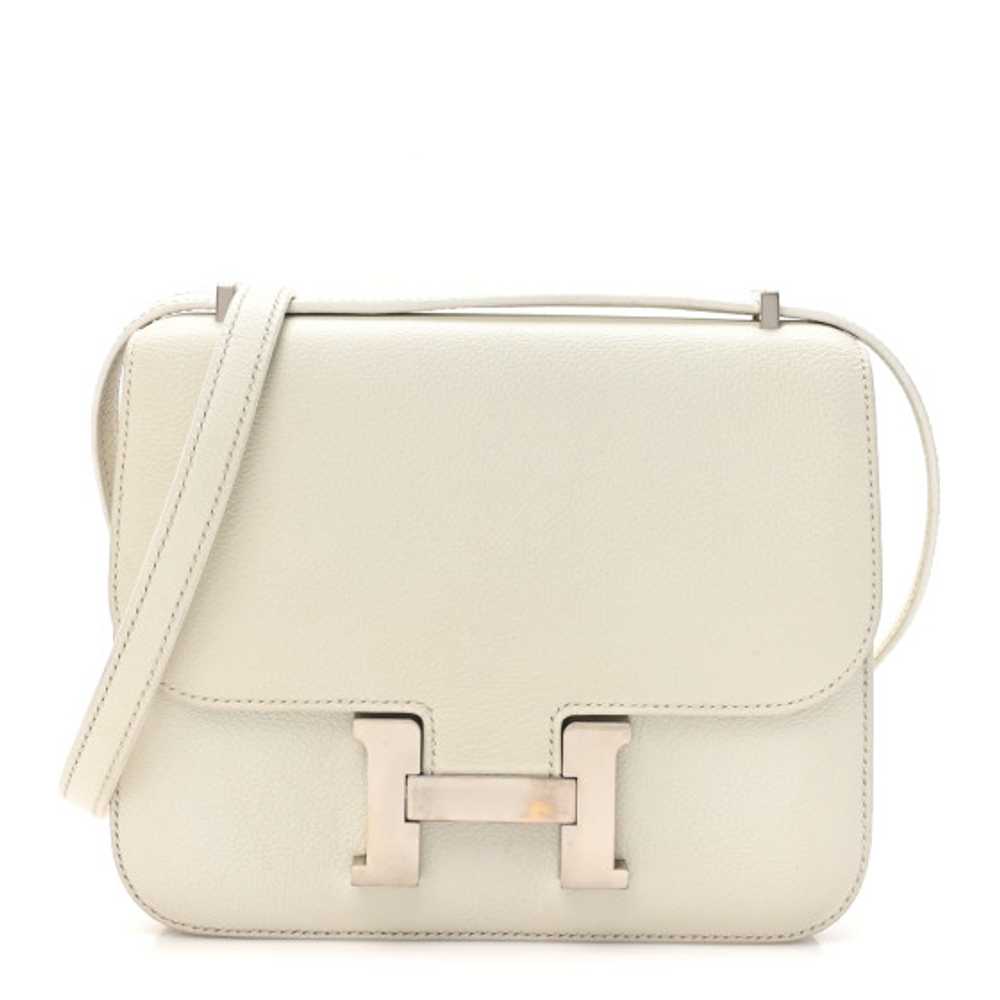 HERMES Evercolor Constance 18 White - image 1