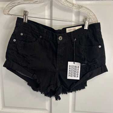 Pistola Women's Pistola Denim Shorts Size 27 Black