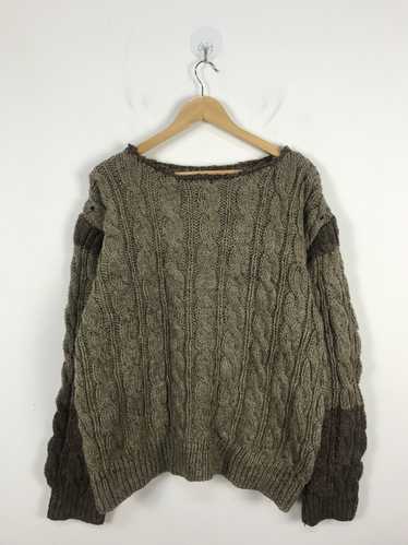 Coloured Cable Knit Sweater × Other Unbrand Giant 