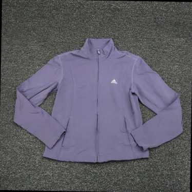 Adidas Womens Purple Stretch Long Sleeve Mock Nec… - image 1