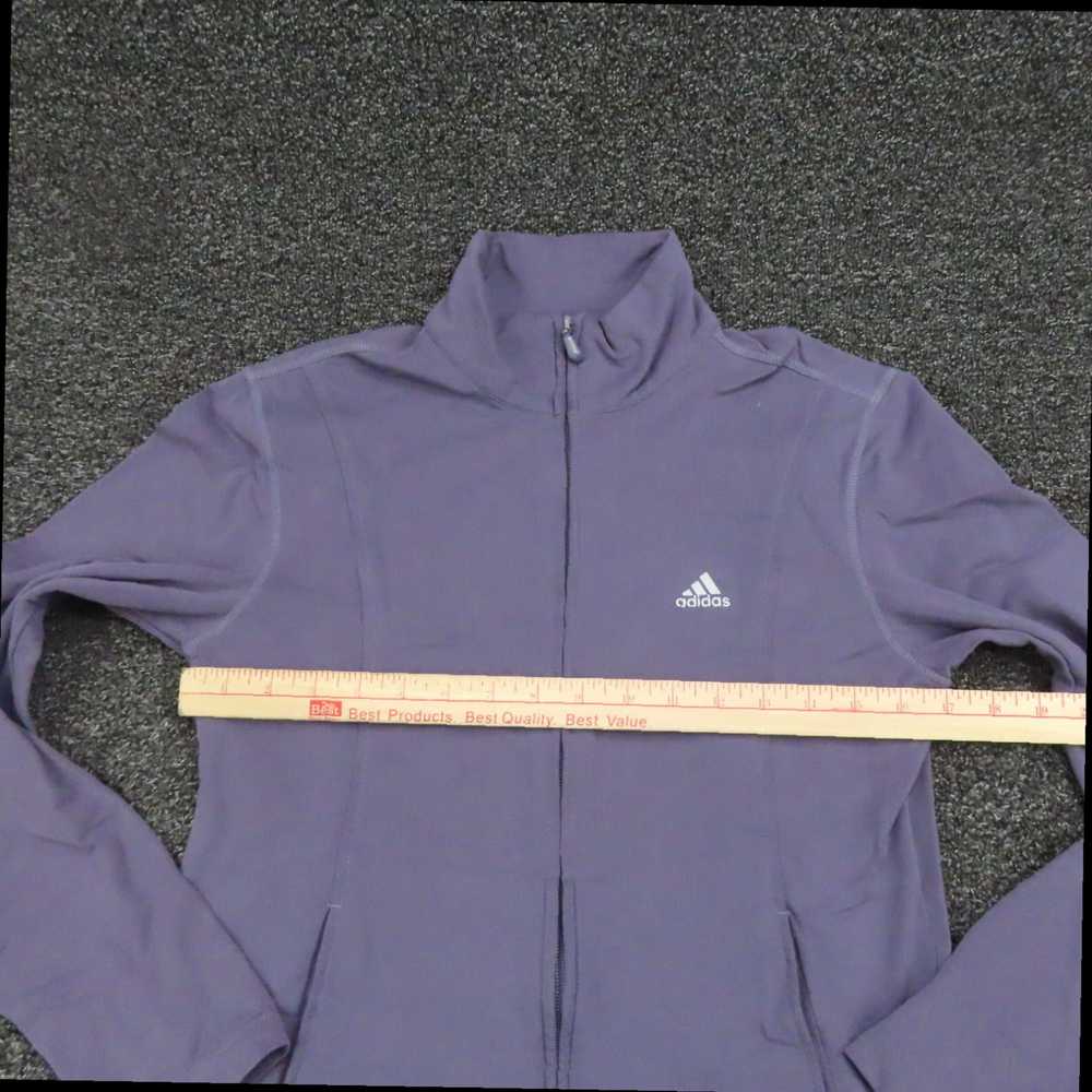 Adidas Womens Purple Stretch Long Sleeve Mock Nec… - image 3