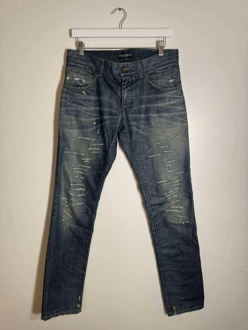 Dolce & Gabbana Dolce & Gabbana distressed denim - image 1