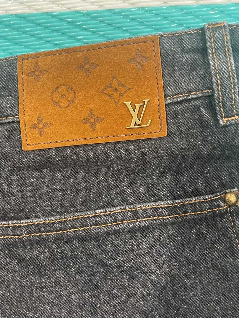 Louis Vuitton Louis Vuitton Monogram Flower Denim… - image 5