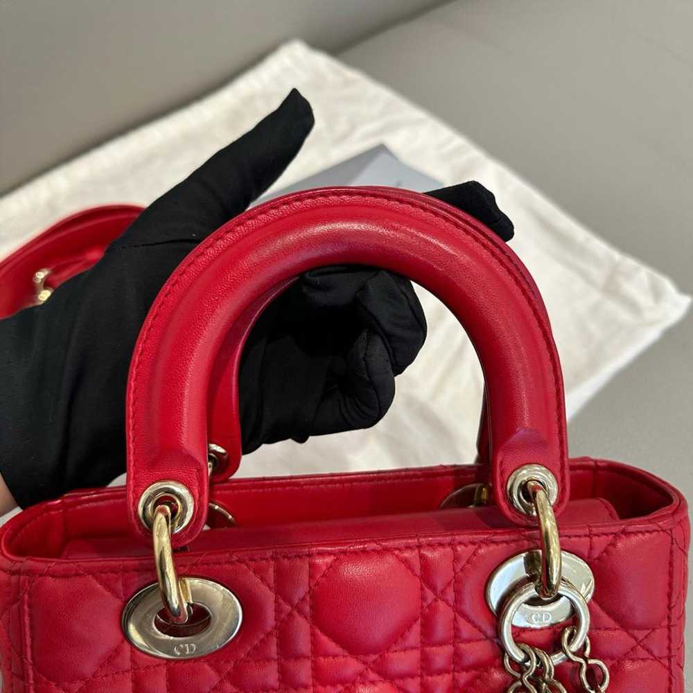 Dior My Lady Dior leather handbag - image 8