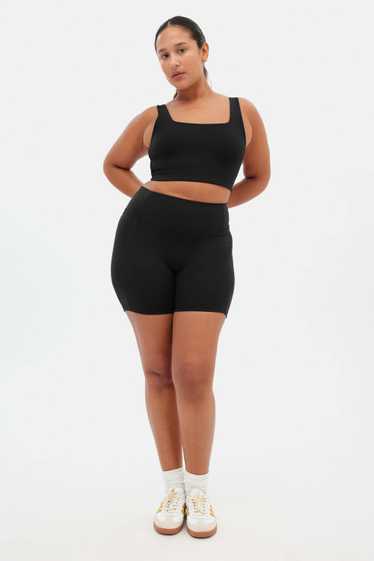 Girlfriend Collective Black High-Rise Run Short