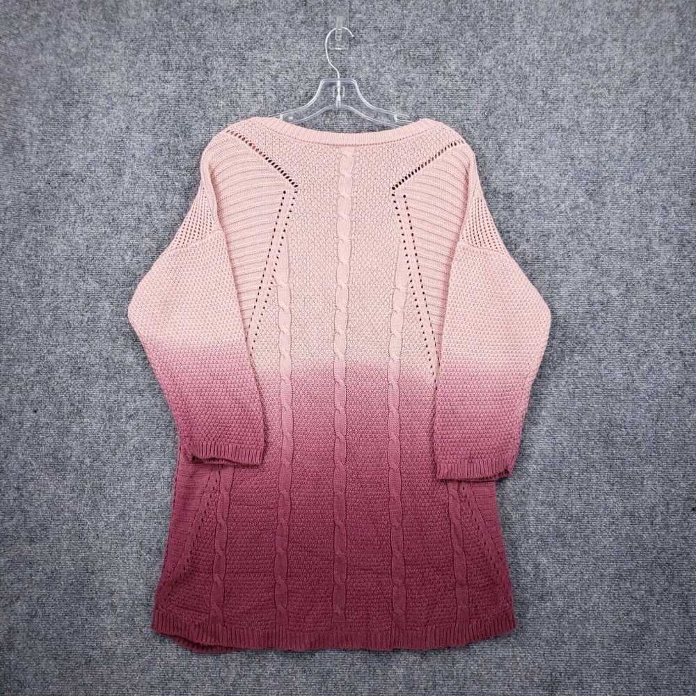 Torrid Torrid Sweater Women 1 US 1X Plus Pink Tun… - image 2