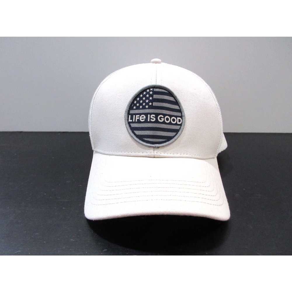 Life Is Good Life Is Good Hat Cap Snap Back Brwon… - image 1