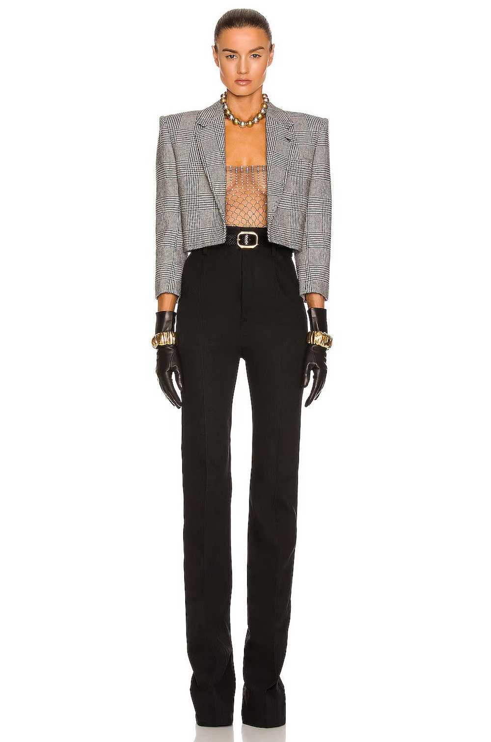 Saint Laurent Paris o1b1hav111224 High Waisted De… - image 4