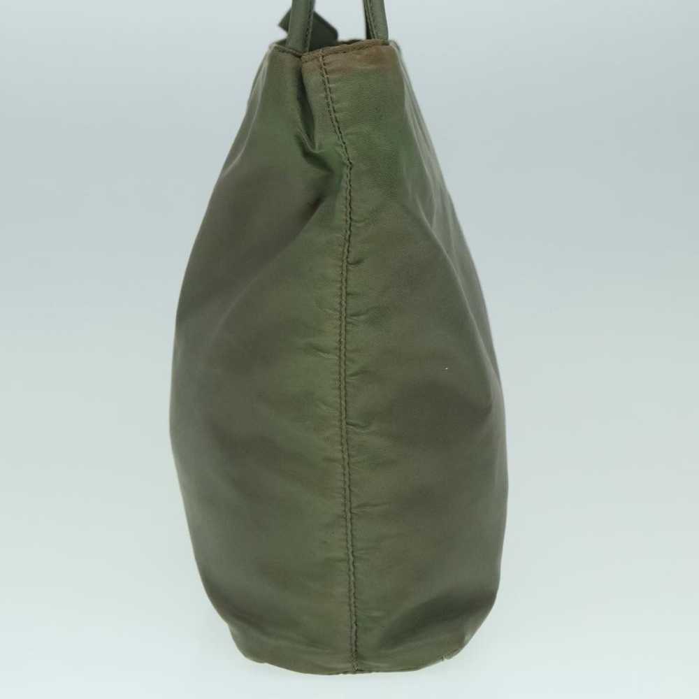 Prada Khaki Synthetic Tote Bag (Pre-Owned) - image 3