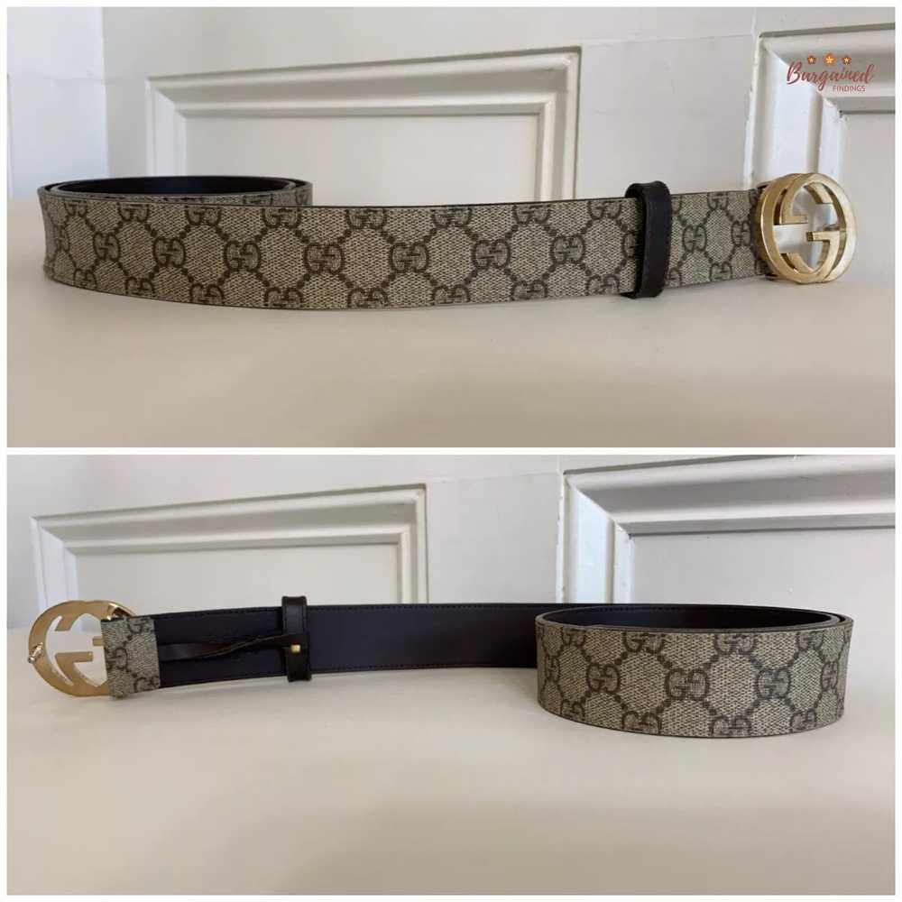 Gucci Gucci Brown GG Supreme Gold Interlocking G … - image 10