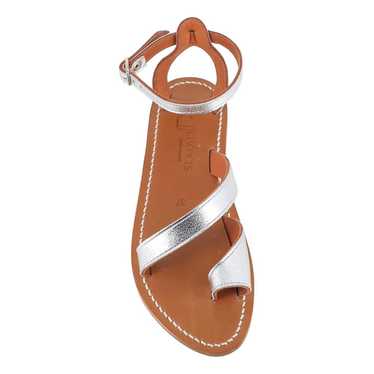 K Jacques Leather sandal