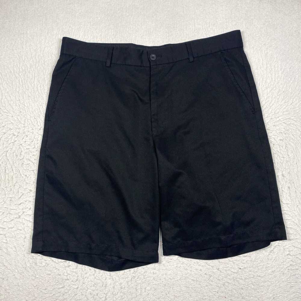 Vintage Greg Norman Shorts Mens 36 Black Chino Go… - image 1