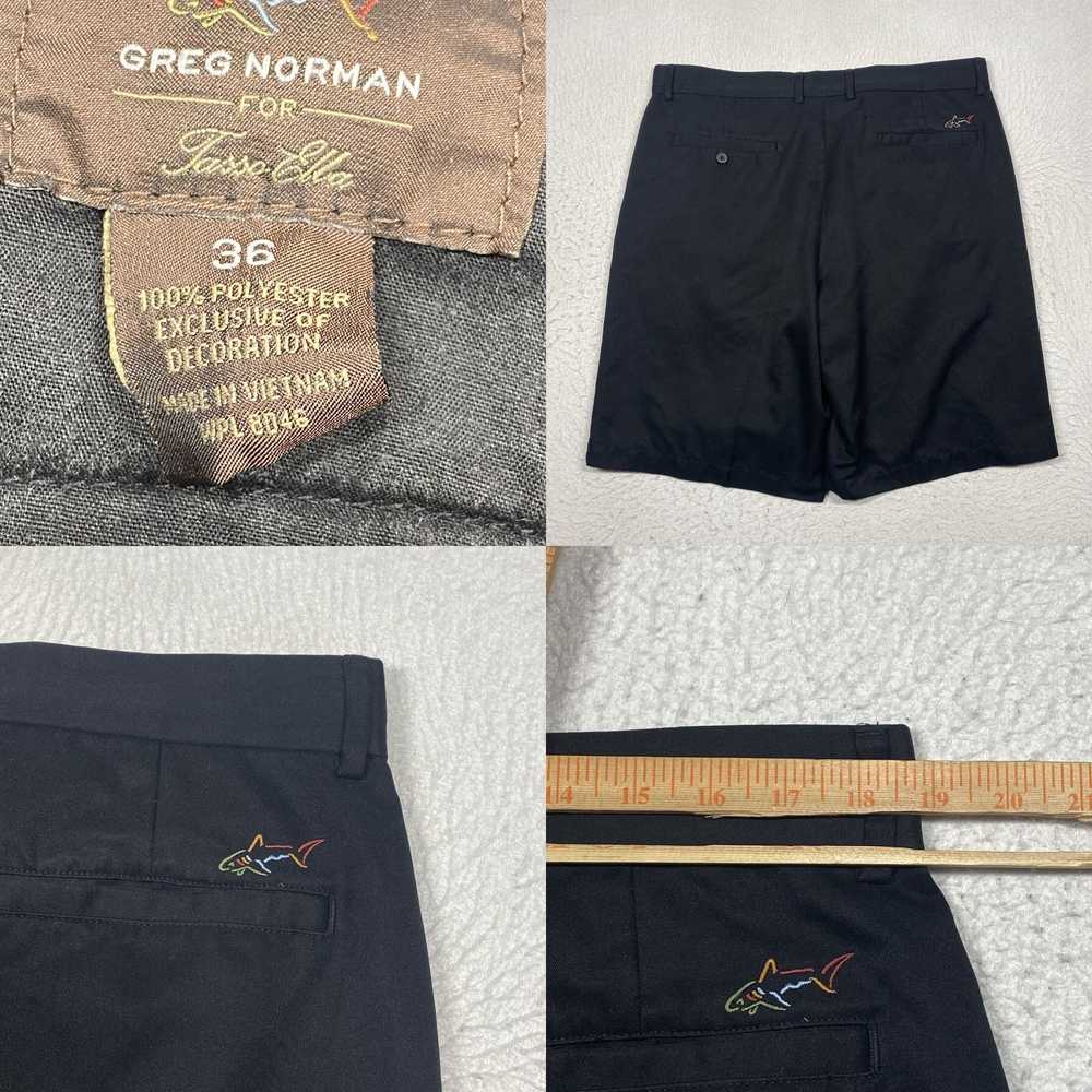 Vintage Greg Norman Shorts Mens 36 Black Chino Go… - image 4