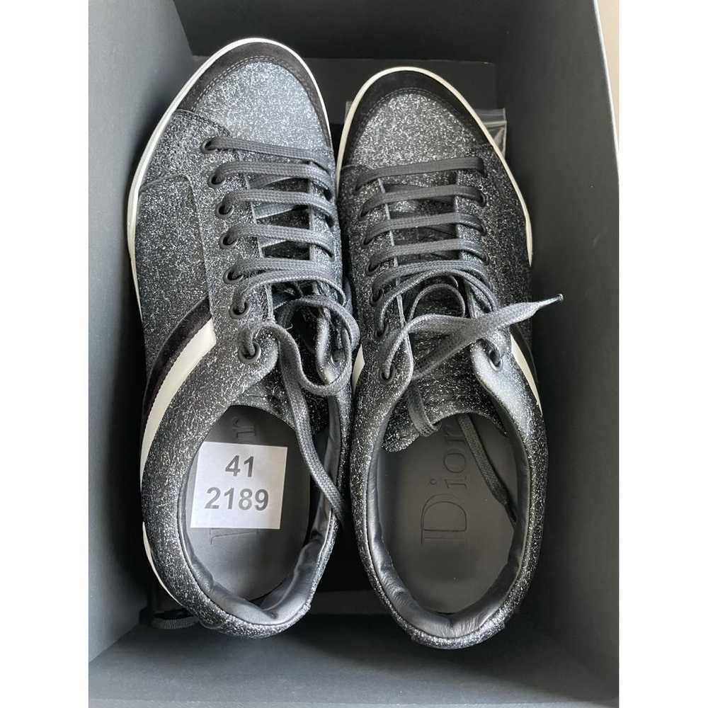 Dior Homme B18 leather low trainers - image 4