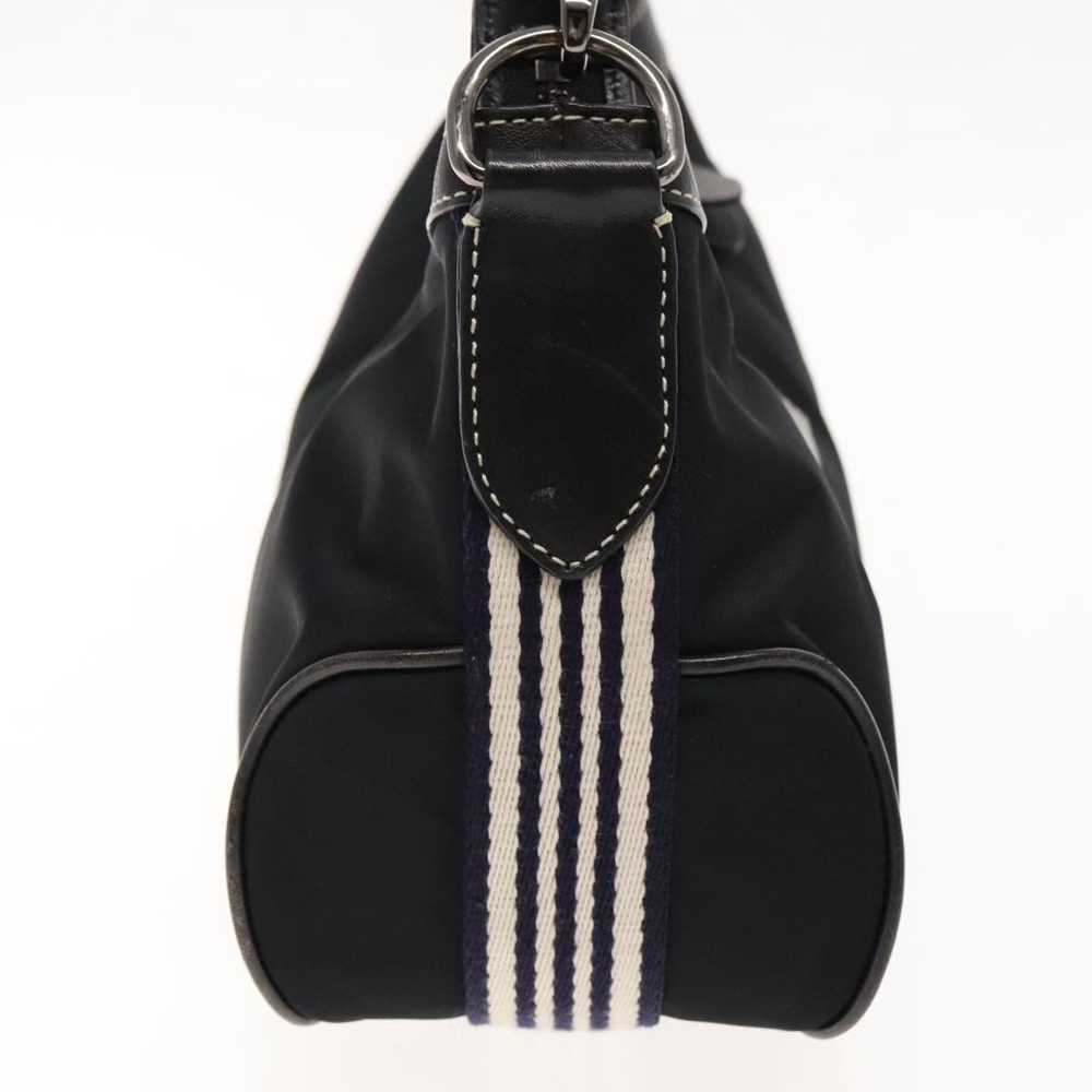 Burberry Black Canvas Shoulder Bag (Pre-Owned) - image 3