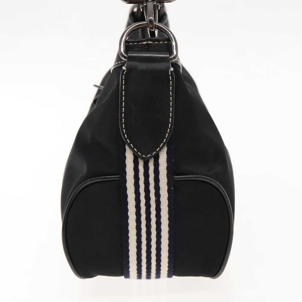 Burberry Black Canvas Shoulder Bag (Pre-Owned) - image 4