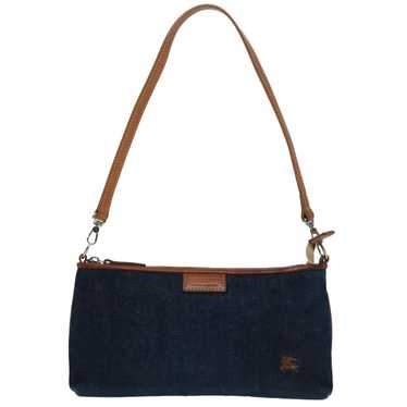 Burberry Navy Canvas Handbag (Pre-Owned)