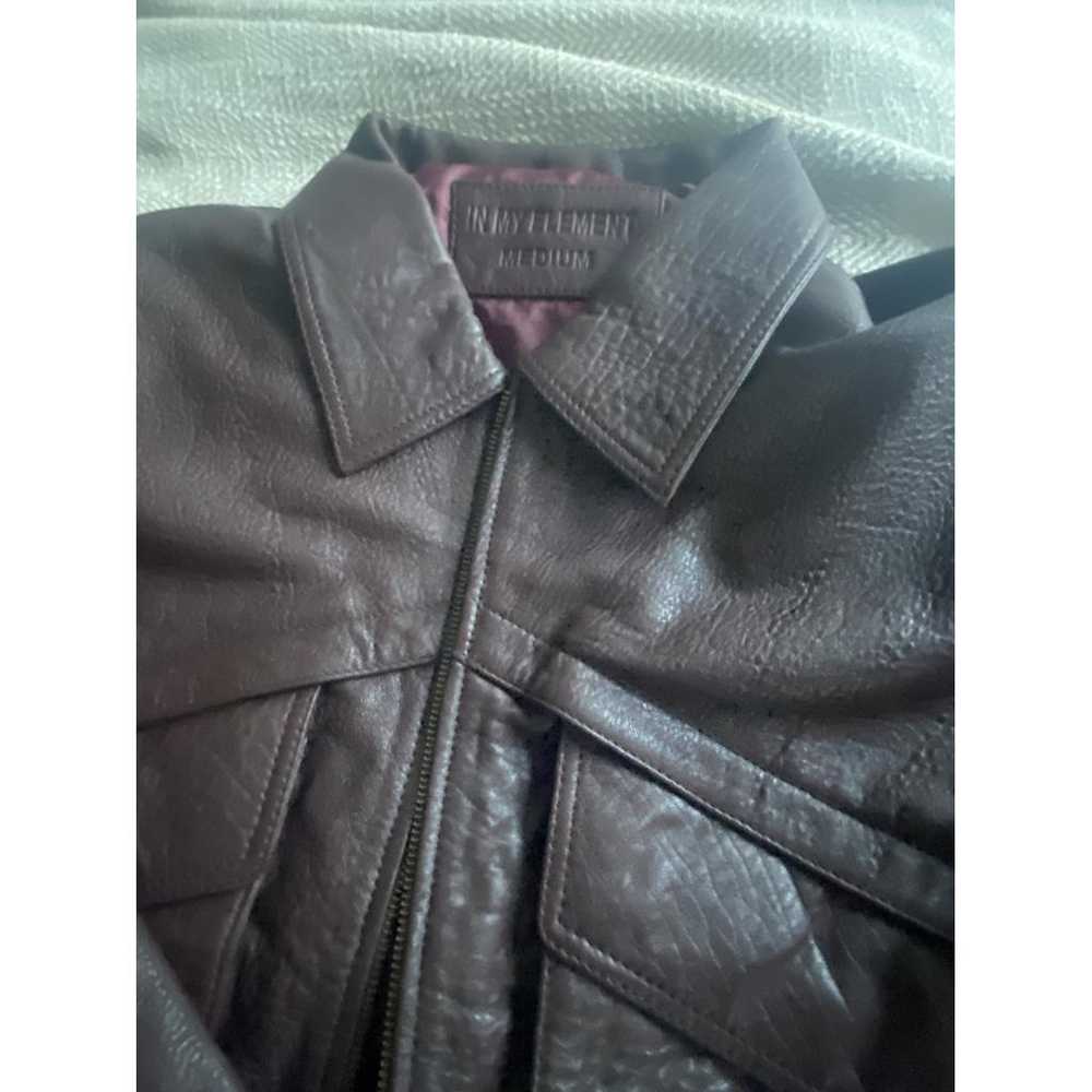 Non Signé / Unsigned Leather jacket - image 11