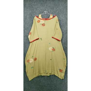 Vintage JGS Mad Lab Womens S Small Green Maxi Flo… - image 1