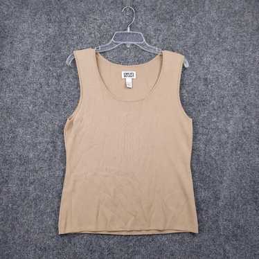 Vintage Chicos Top Women US 2 L Large Beige Tank … - image 1