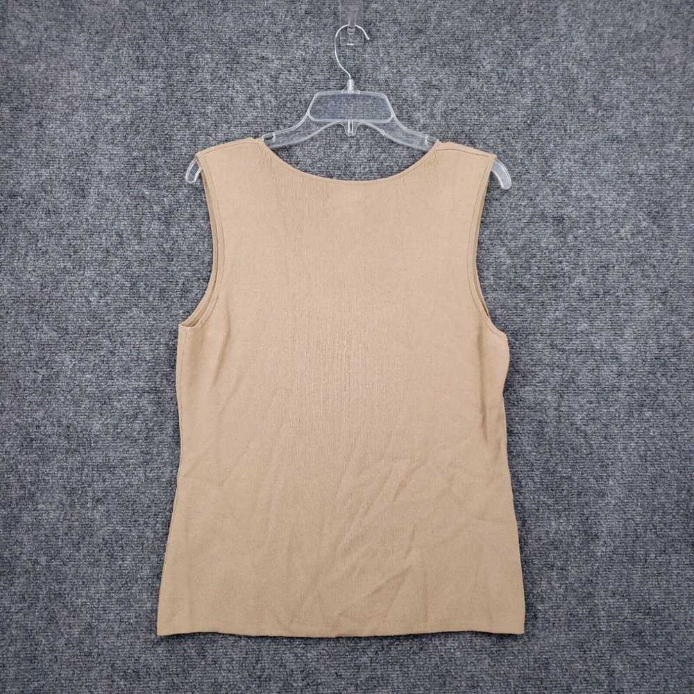 Vintage Chicos Top Women US 2 L Large Beige Tank … - image 2