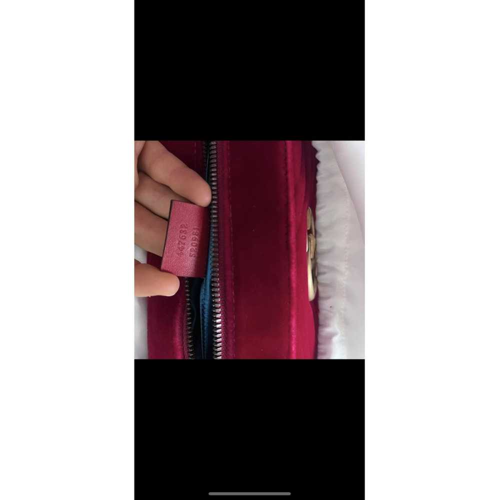 Gucci Gg Marmont velvet crossbody bag - image 12