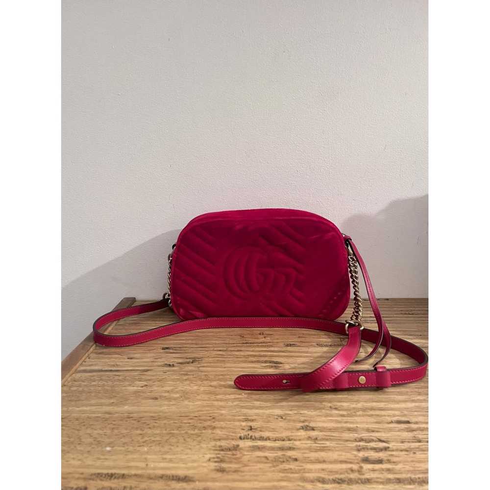 Gucci Gg Marmont velvet crossbody bag - image 2