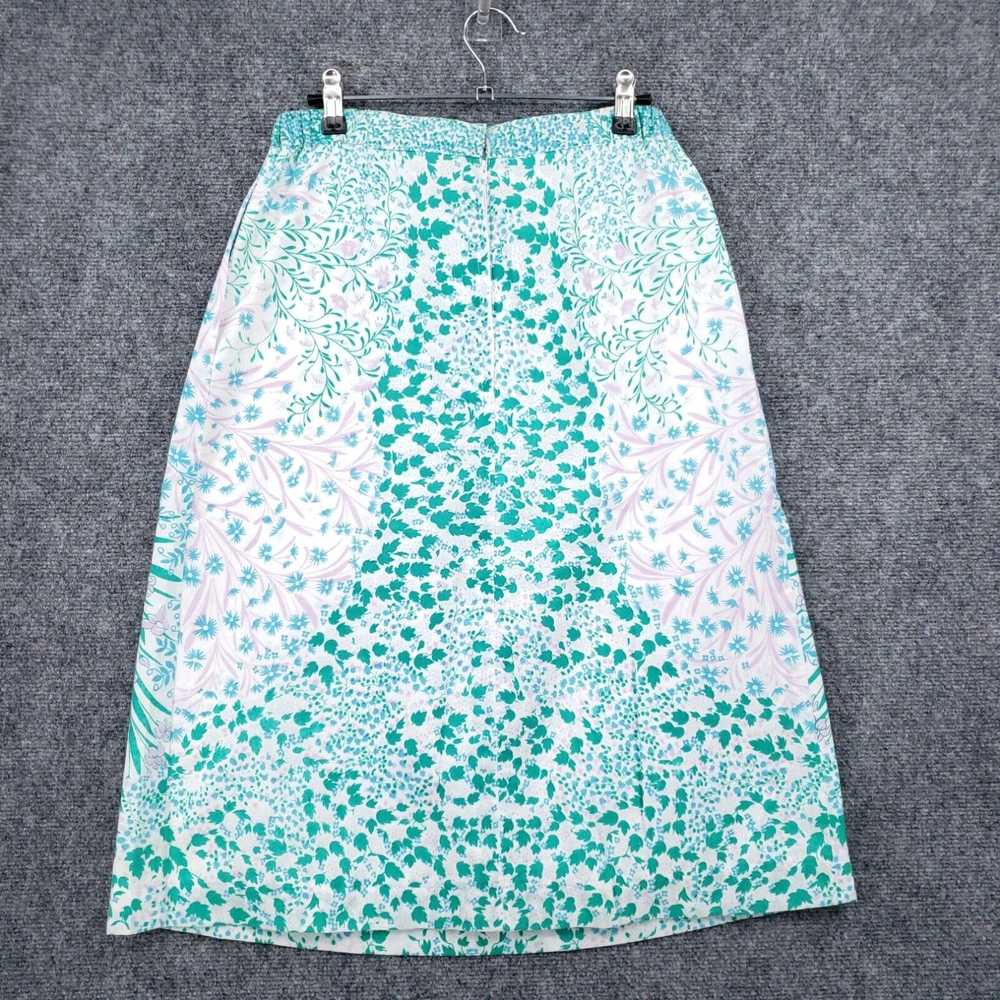 Vintage Hungry Palette Skirt Womens 8 Turquoise M… - image 2