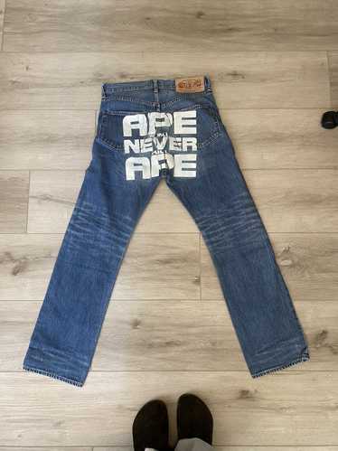 Bape Bape “Ape Shall Never Kill Ape” Jeans 2000’s