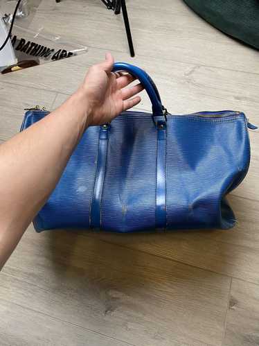 Louis Vuitton Louis Vuitton Keepall 50 Blue