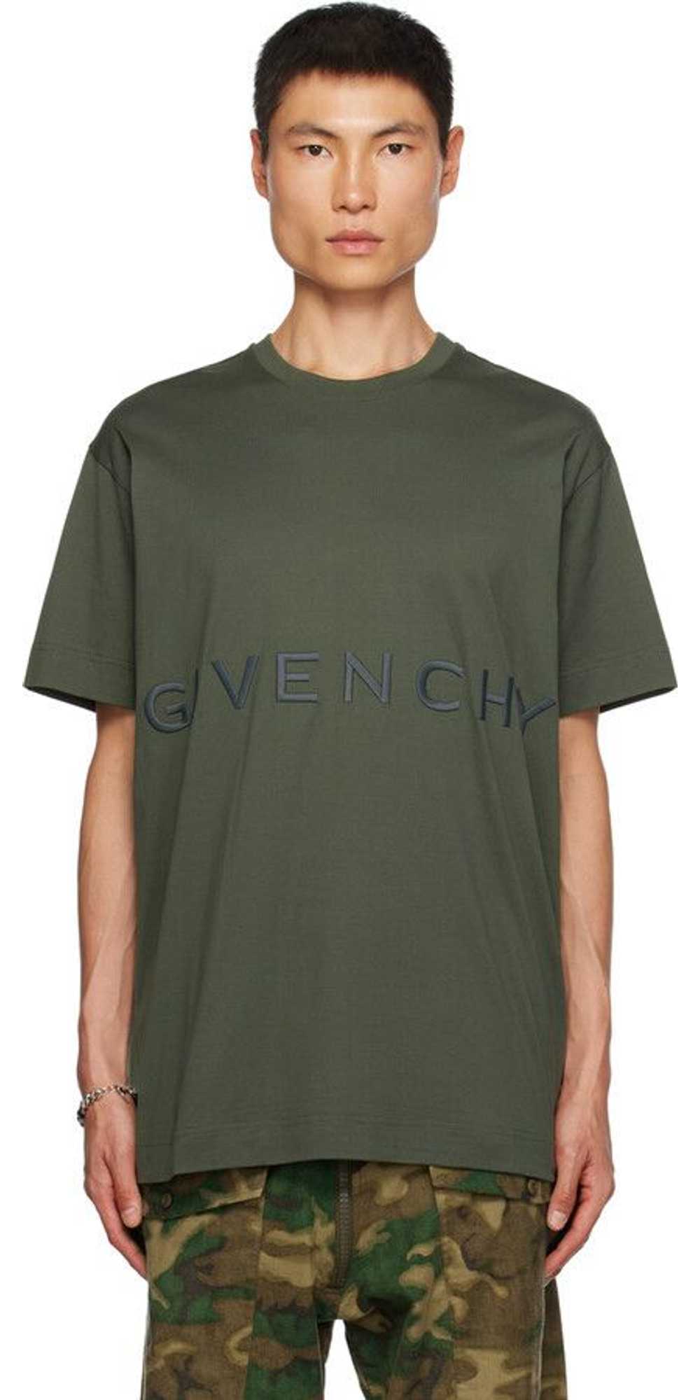 Givenchy o1srvl11e1224 Oversize T-Shirt in Green - image 1