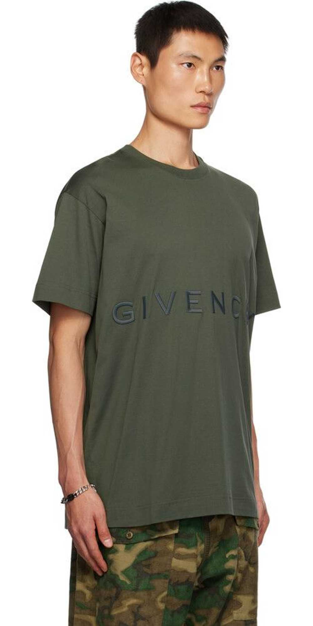 Givenchy o1srvl11e1224 Oversize T-Shirt in Green - image 2