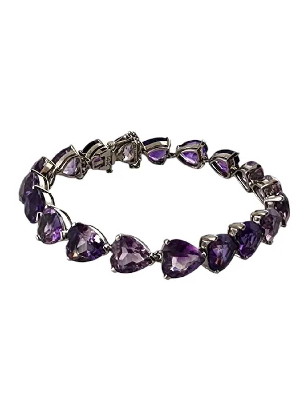 Tiffany & Co 14 Karat White Gold Purple Amethyst … - image 2