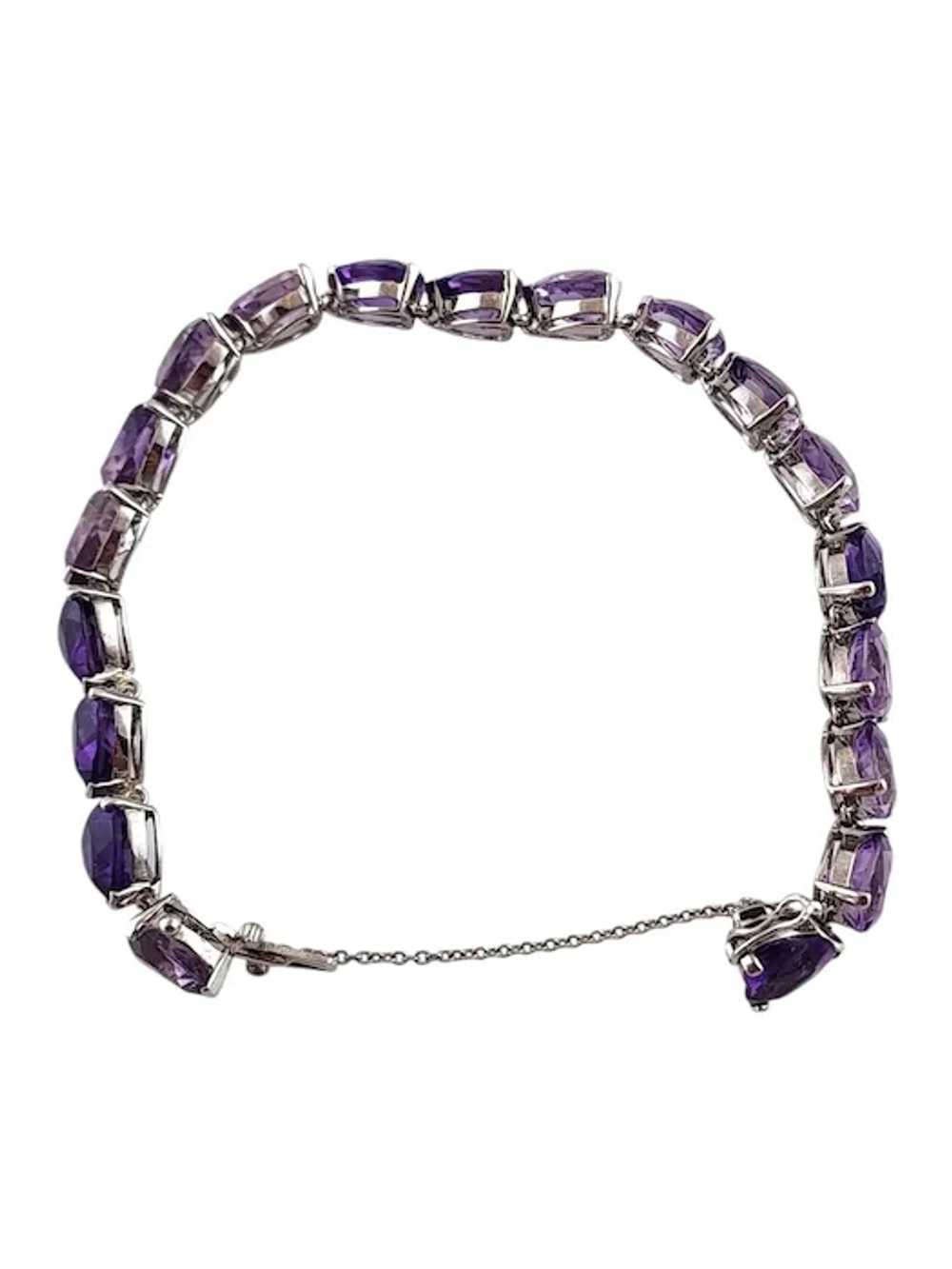 Tiffany & Co 14 Karat White Gold Purple Amethyst … - image 4