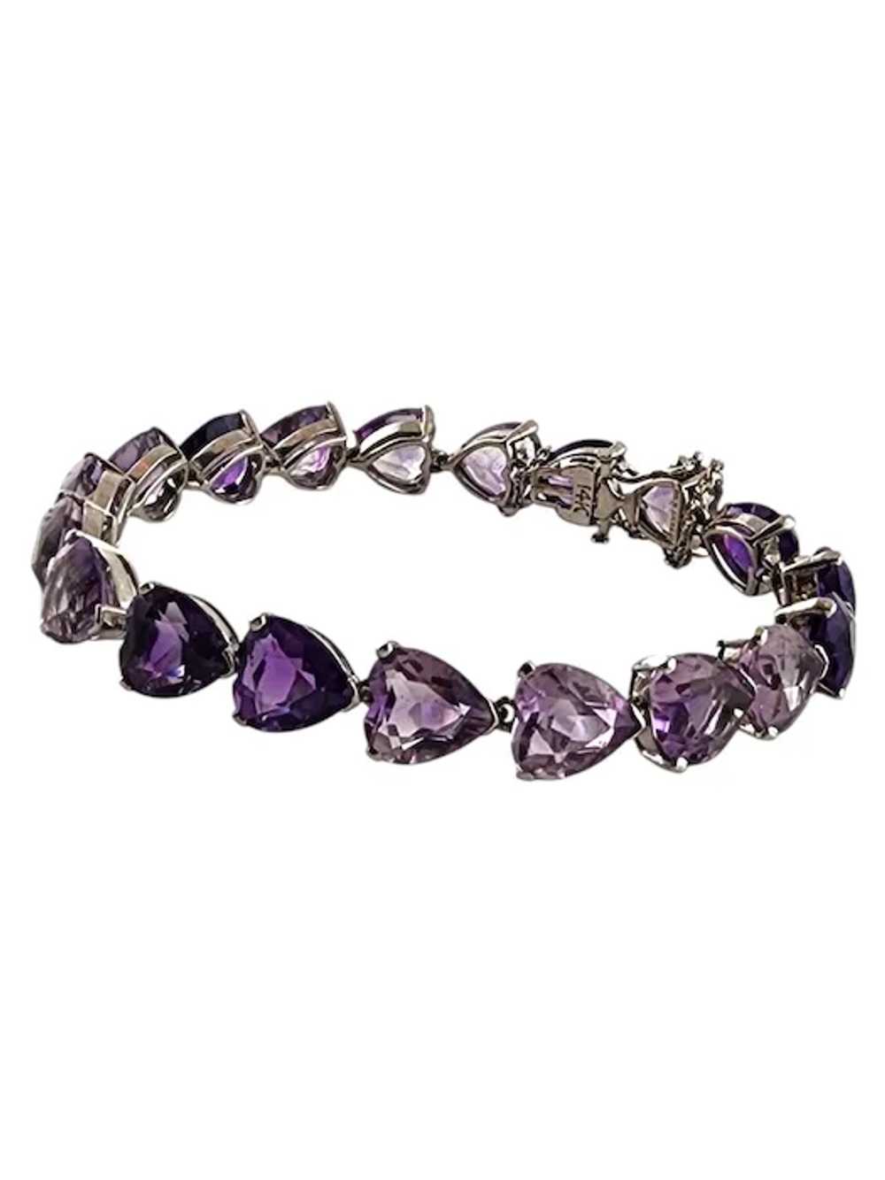 Tiffany & Co 14 Karat White Gold Purple Amethyst … - image 5