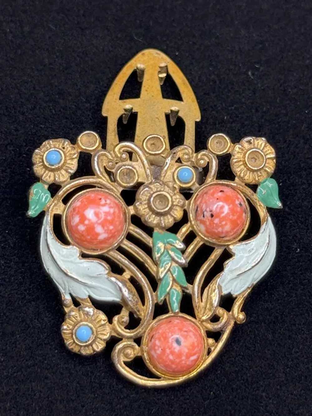 Victorian Style Judith McCann Vintage Brooch - image 3