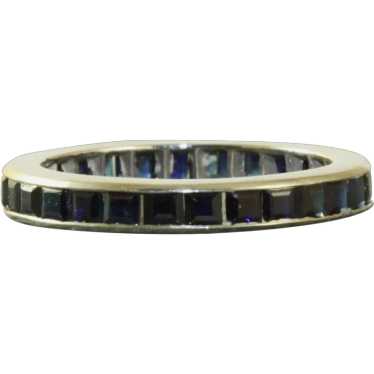 Estate 14KW Full Sapphire Eternity Band