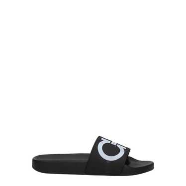 【送料&関税込】Ganni Black Rubber Slippers Ganni Black Rubber Slippers | italist